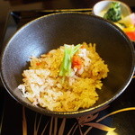 つる幸 - 【食事】　香箱蟹の炊込み御飯