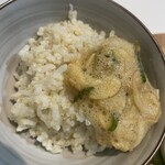 和cafe - とろろを五分づきご飯に かけてみる