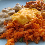 メルキュール - 料理写真:チキンライスとスクランブルエッグ