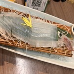 博多魚がし 海の路 - イカの姿造り