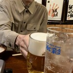 春日 - ビール、と、無糖炭酸。