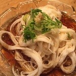 創作居酒屋 夢心 - 長芋100パーセントのそうめん380円