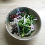 Kisaku - [ランチ]　自家製野菜のサラダ　お代わりできました