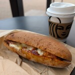 スターバックス・コーヒー - 料理写真:チキン&チーズアラビアータ 石窯フィローネ