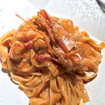 キアーロ・ディ・ルナ - 【赤海老のトマトクリームタリアテッレ】