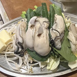 お好み焼 キャベツ - カキのバター炒め
