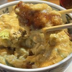 とり安 - からあげ丼（1300円）