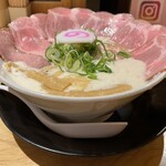 鶏そば 啜る - 鶏そばチャーシュー増し(1,200円)