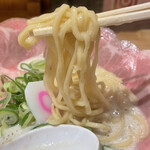 鶏そば 啜る - 麺リフト