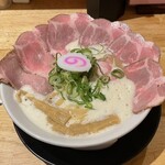 鶏そば 啜る - 鶏そばチャーシュー増し(1,200円)