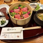 すき焼きと牛まぶし ももしき - 