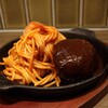 仔うま食堂 - ハンバーグ・スパゲティセット