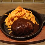仔うま食堂 - ハンバーグ・スパゲティセット