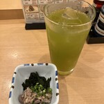 千寿司 - ドリンク写真:緑ハイ