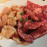 さつま - 上ミノ・・・700円
      ハラミ・・・1000円