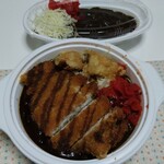 勝助商店×ゴーゴーカレー - 料理写真:ロースかつ&からあげ