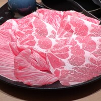 すき焼 しゃぶしゃぶつかだ - お肉３種類の盛合せ