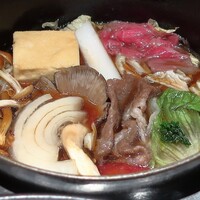 すき焼 しゃぶしゃぶつかだ - すき焼き中