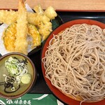 味奈登庵 - 料理写真:つけ天そば大盛