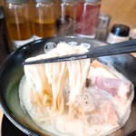 麺屋真星 - 【濃密！！コク旨泡鶏白湯(塩)】