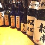 Kushiyakitoodennohanzou - 季節の日本酒もご用意しています