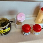 らぁ麺 団欒 - 味変部隊　※使うの、忘れてましたよ