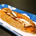 とらやベーカリー - 2015.2 ハムチーズドライトマト（440円）