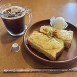 びっくりドンキー - 料理写真:チーズトーストセット　520円込　2026/4/6