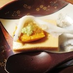 しのはら - 雲丹豆腐　宍道湖の白魚