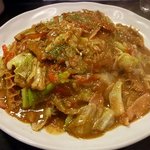 カルダモン． - 春キャベツとトリッパー（牛の胃袋）のカレー