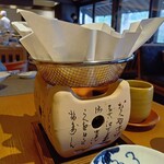 日本料理 からまつ - だし汁がとっても美味しかった