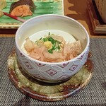 日本料理 からまつ - 薬味を乗せてみた