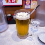 餃子の王将 - 大ジョッキの生ビールは必須なアイテムです！