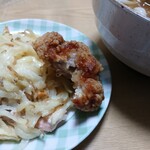大分からあげ わん - から揚げ断面　