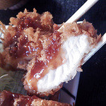 熟成ロースとんかつ定食（850円）キャベツ大盛りサービス　　　　　　　　　　　　　　　　　　　　　　　　　　　　　　　　　　　　