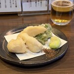 釀造科 oryzae - 鯛の白子と筍と山菜のフリット（ハーフサイズ）
