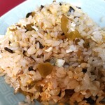 博多ばってんラーメン - 半高菜炒飯アップ