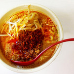 めだかタンタン - 汁あり担々麺　真上から撮影【2015年3月5日撮影】