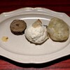 Fra - 左から、ごぼう、白和え、ゼッポリーニ