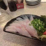 にほん酒や はが音 - ホウボウ刺し