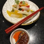 龍天門 - 酢漬け野菜の盛り合わせ