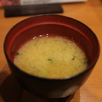 Tendon Tenya - セットの味噌汁