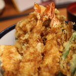 Tendon Tenya - エビが２尾