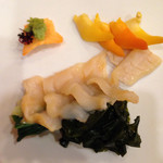 食堂 松月 - 白みる貝お造り
      ２０１５年３月５日夜の部