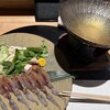 食肴旬菜 富次 - ホタルイカのしゃぶしゃぶ