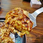 Okonomiyaki Tebo - ふんわりして香ばしくて美味しいです