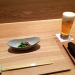Nihon Ryouri Ipiriodo - 先付け・ノンアルコールビール