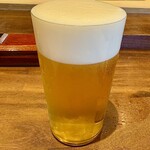藁焼 みかん - 「生ビール」@600