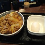 吉野家 - 料理写真:牛丼並 498円 玉子 118円
