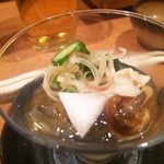 魚菜 由良 - はまぐりと春野菜とキノコの酢の物